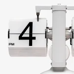 FliqClock White Side